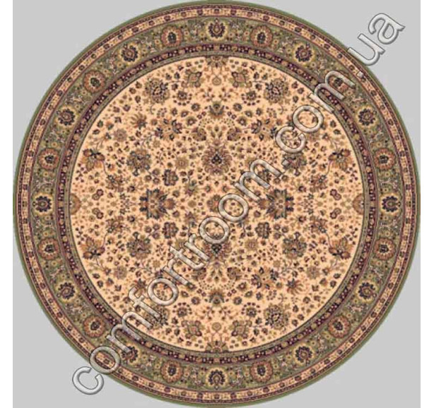 Ковер Royal  1570-508 beige-green Круг - Фото 1